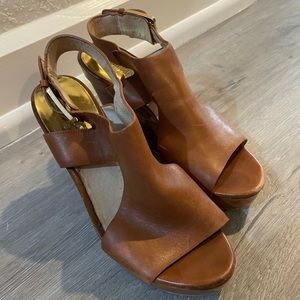 Michael Kors Brown Wedges